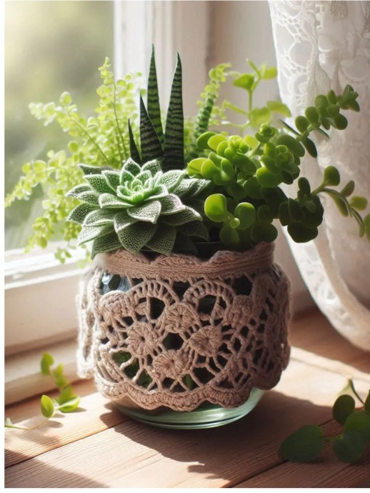 Create Your Own Beautiful Crochet Plant Pot Cover with This Step-by-Step Guide Create Your Own Beautiful Crochet Plant Pot Cover with This Step-by-Step Guide