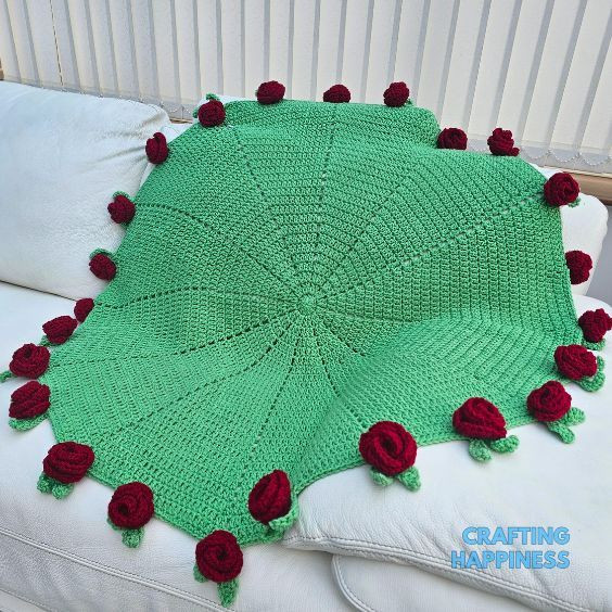 Create Your Own Crochet Rose Bouquet Blanket: A Step-by-Step Guide for Beautiful Handmade Gifts