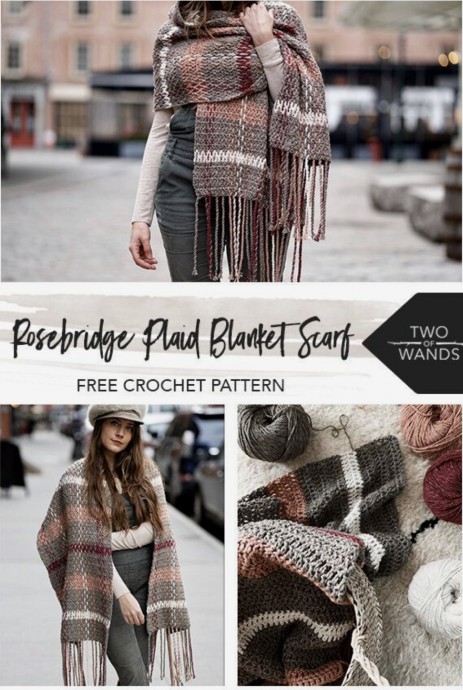 DIY The Rosebridge Blanket Scarf