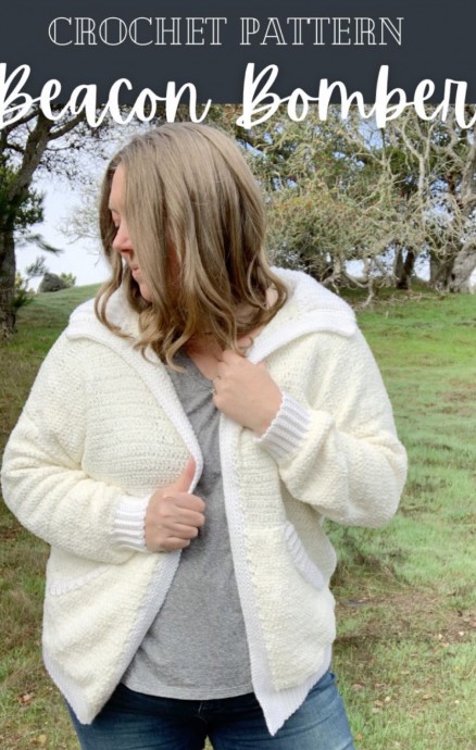 Discover the Unique Crochet Beacon Bomber Jacket for Trendy Outerwear Discover the Unique Crochet Beacon Bomber Jacket for Trendy Outerwear