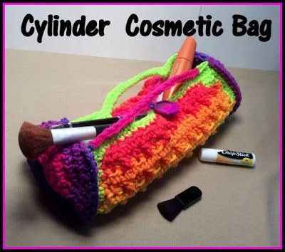 Create Your Fashionable Crochet Cylinder Cosmetic Bag: A Step-by-Step Guide