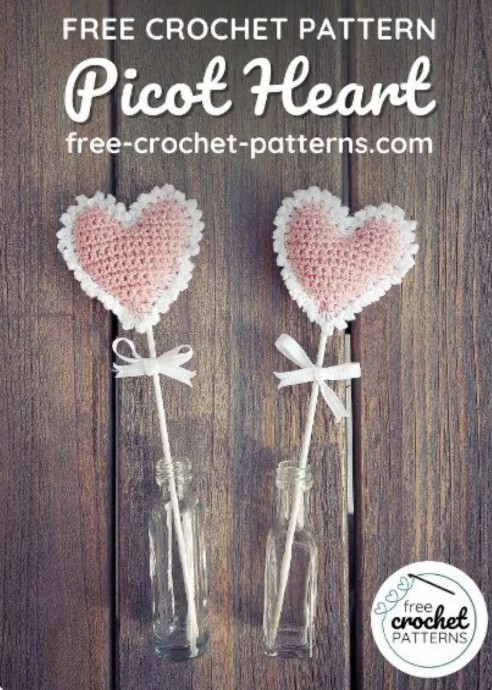 Crochet a Picot Heart