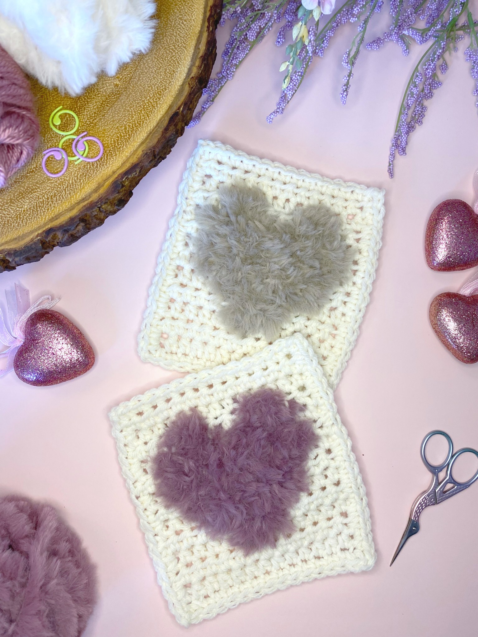 Create Your Own Crochet Heart Square: An Intricate Pattern for Love and Charm