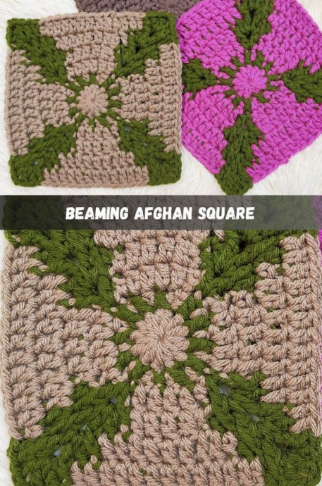 Create Stunning Afghan Squares with the Beaming Afghan Square Crochet Pattern Create Stunning Afghan Squares with the Beaming Afghan Square Crochet Pattern