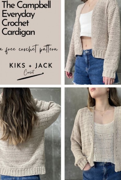 Crochet Campbell Everyday Cardigan