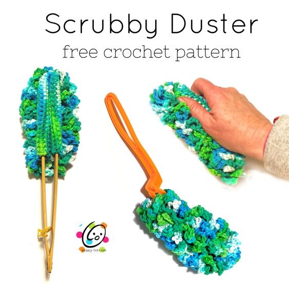 Discover the Crochet Scrubby Duster: Your Ideal Cleaning Companion with Handmade Charm