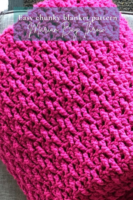 Crochet Chunky Throw Blanket