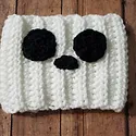 Crochet Panda Boot Cuffs