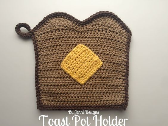 Create Your Own Adorable Crochet Toast Pot Holder for a Whimsical Touch in the Kitchen Create Your Own Adorable Crochet Toast Pot Holder for a Whimsical Touch in the Kitchen