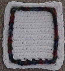 Crochet Outlined Coaster
