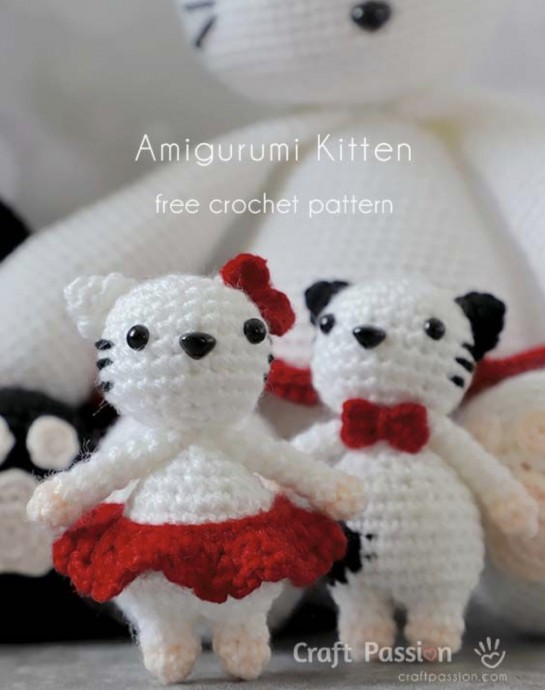 Free Amigurumi Kitten Crochet Pattern
