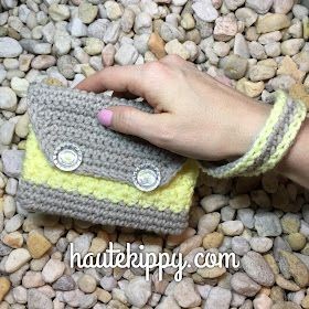 Crochet Market Wristlet
