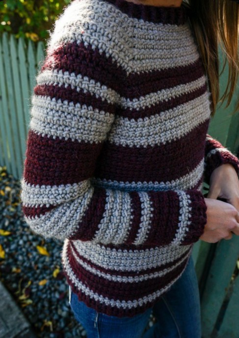 Crochet Charlie Raglan Sweater