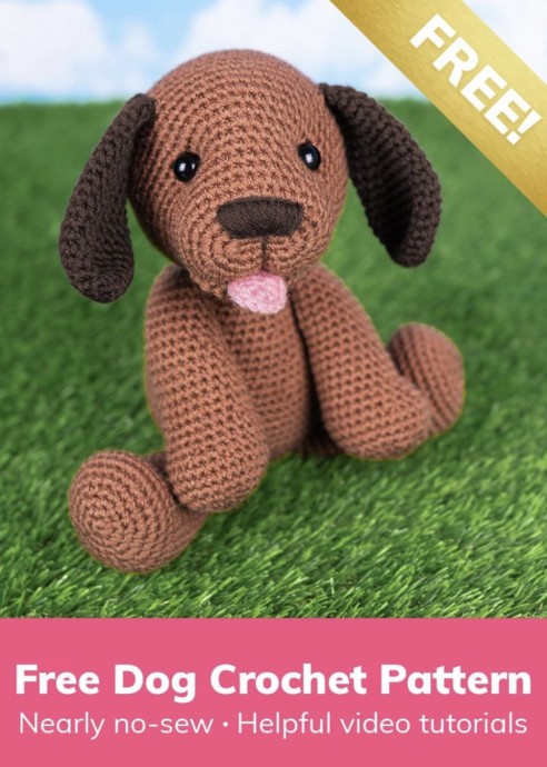 Crochet Dog Free Amigurumi Pattern