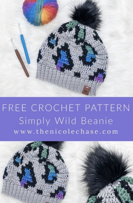 Crochet Simply Wild Beanie