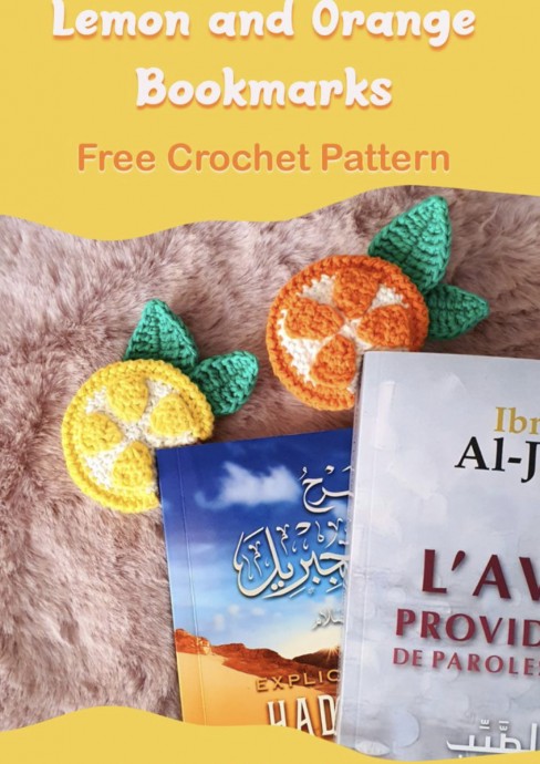 DIY Lemon Bookmark Crochet Pattern