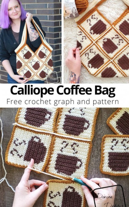 Crochet Calliope Coffee Bag