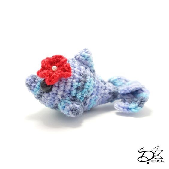 Adorable Crochet Floral Dolphin Amigurumi Tutorial - A Delightful Handmade Craft Project