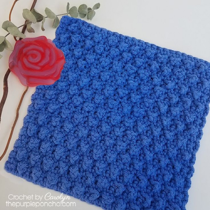 Create Your Own Crochet Dazzle Berry Washcloth for a Touch of Charm in Your Bathroom