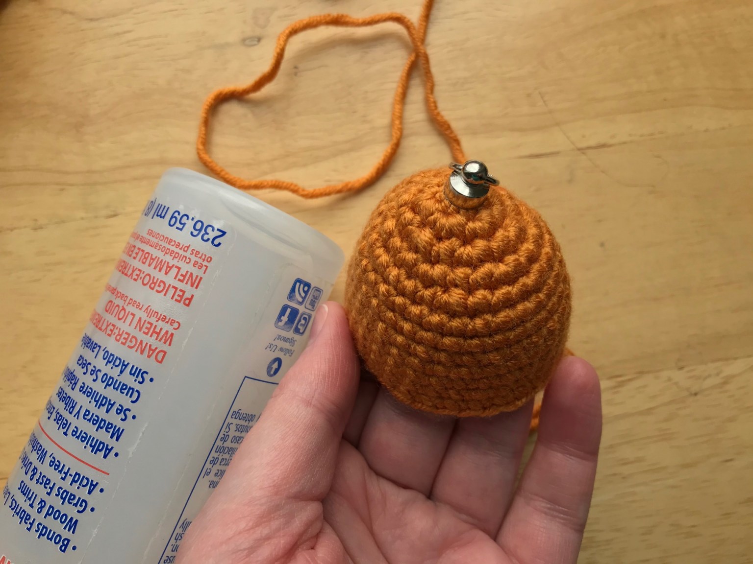 Handcrafted Crochet Basketball Key Chain: A Unique Sports-Inspired Accessory for Key Enthusiasts