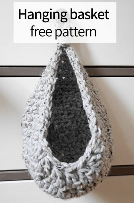 Crochet Hanging Basket