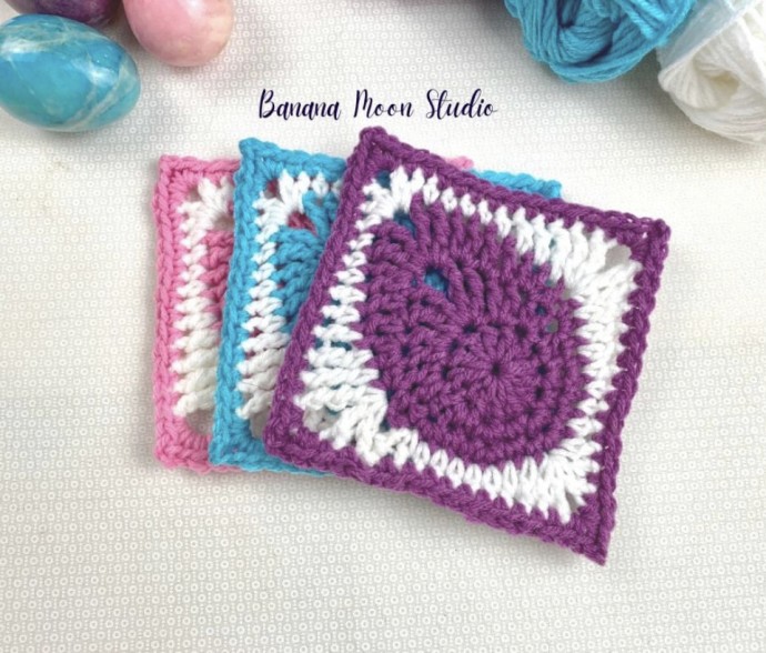 Easter Egg Crochet Square