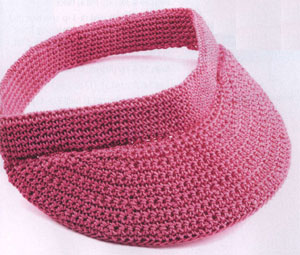 Create Your Stylish and Functional Crochet Sun Visor Hat For Summer Fashion