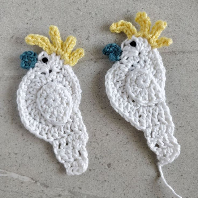 Create Your Own Crochet Harry the Cockatoo Applique – A Step-By-Step Guide with Materials and Tips Create Your Own Crochet Harry the Cockatoo Applique – A Step-By-Step Guide with Materials and Tips