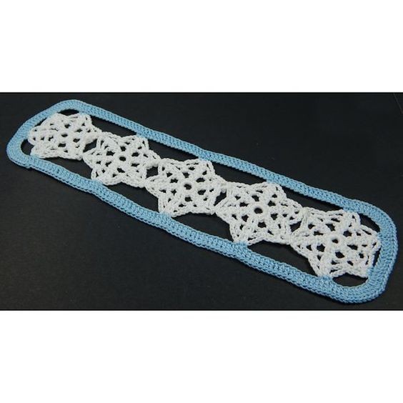 Crochet Winter Flurries Bookmark