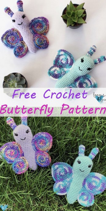 Butterfly Amigurumi – Free Crochet Pattern