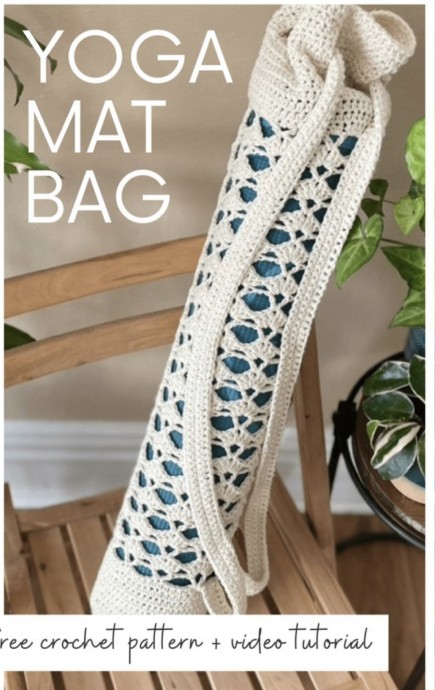 Elevate Your Yoga Practice with a Handmade Crochet Yoga Mat Bag