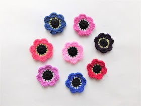 Crochet Anemone Flowers