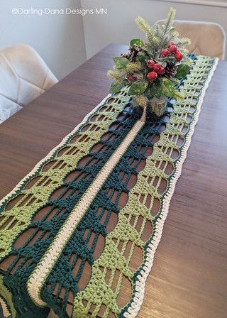 Create a Cozy Holiday Atmosphere with the Crochet Christmas Tree Farm Runner Create a Cozy Holiday Atmosphere with the Crochet Christmas Tree Farm Runner