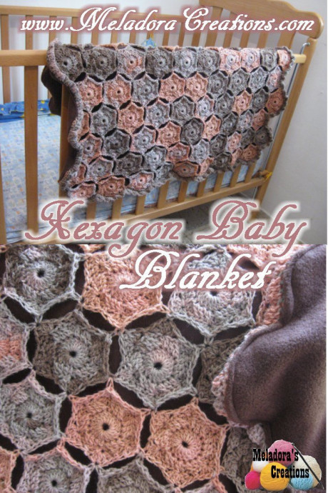 Crochet Hexagon Baby Blanket