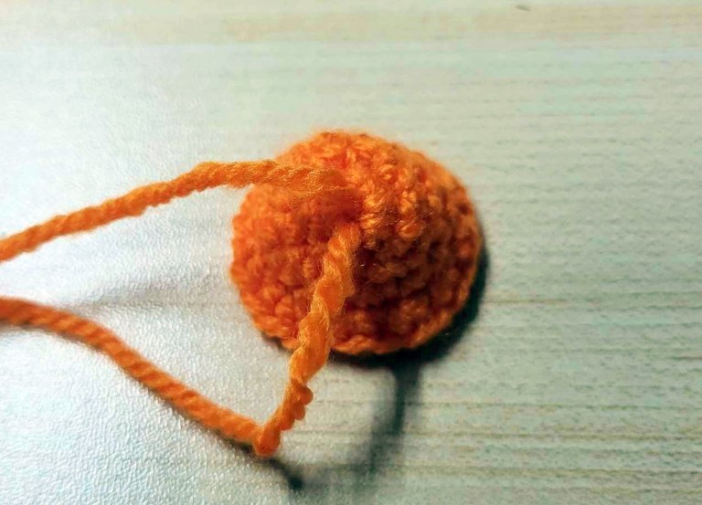 Crochet Daffodil Flower Brooch