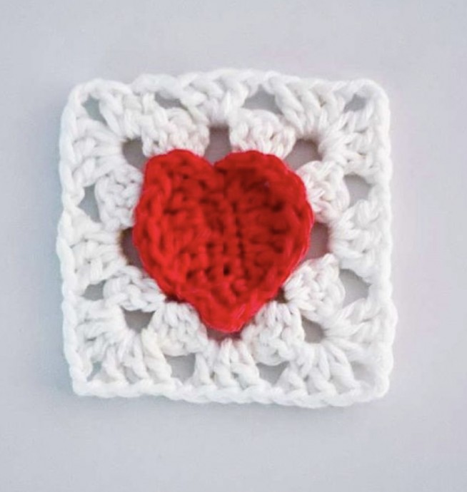 Heart Granny Square