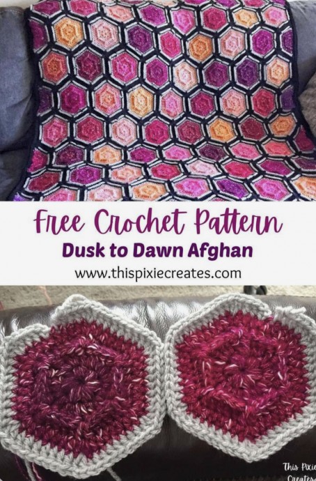 How to Crochet the Dusk to Dawn Afghan