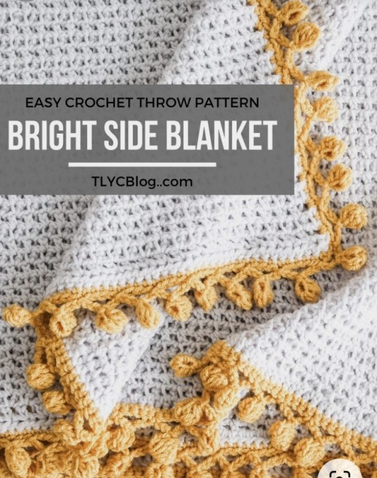 Bright Side Crochet Blanket