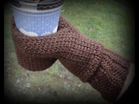 Crochet Beverage Cozy Mitt