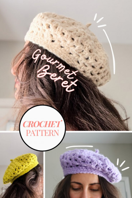 Discover the Charm of the Handmade Crochet Gourmet Beret: A Stylish Accessory for Every Occasion Discover the Charm of the Handmade Crochet Gourmet Beret: A Stylish Accessory for Every Occasion