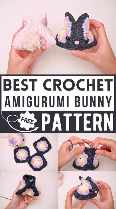 Create an Adorable Amigurumi Bunny with Granny Squares: A Step-by-Step Guide