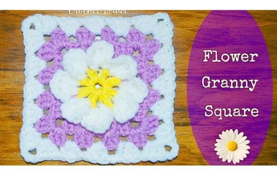 Crochet Flower Granny Square Crochet Flower Granny Square