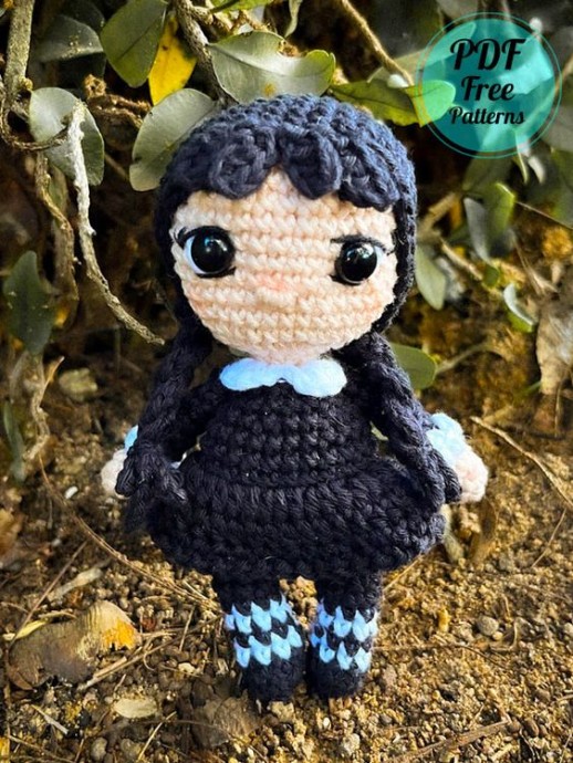 Create Your Own Wednesday Addams Crochet Doll: A Step-by-Step Guide Create Your Own Wednesday Addams Crochet Doll: A Step-by-Step Guide