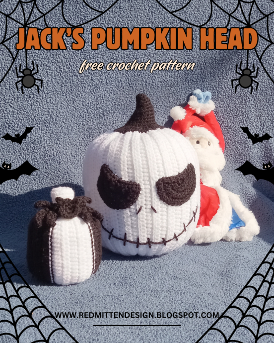 Crochet Jack's Pumpkin Head: Create a Charming Fall Decor Piece with This Crochet Pattern