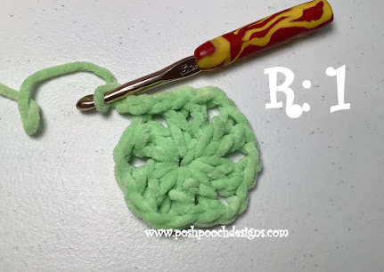 Crochet Fuzzy Kiwi Blanket