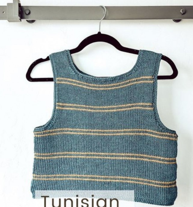 Crochet Tunisian Top