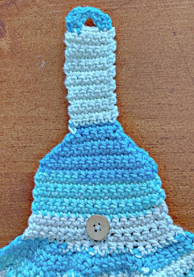Create Your Own Adorable Crochet Sailboat Hanging Towel for a Cozy Kitchen Vibe
