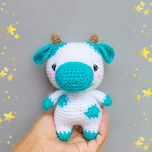 Create Your Own Adorable Crochet Kawaii Cow Amigurumi with This Step-by-Step Guide