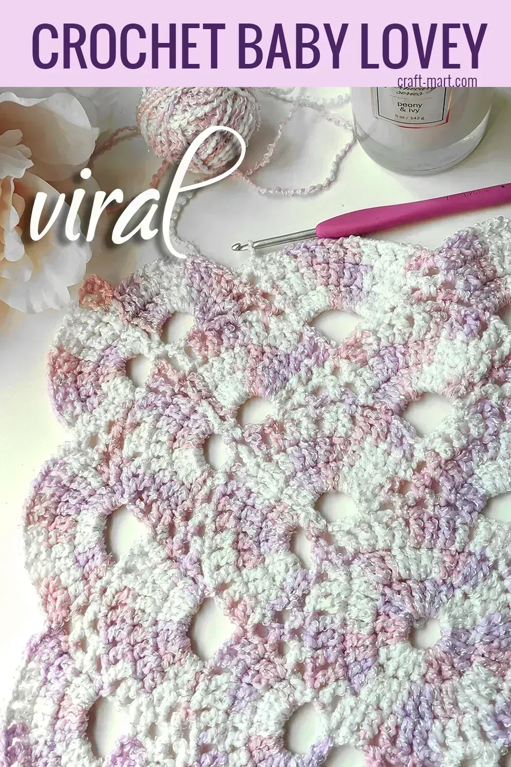Create the Adorable Crochet Baby Lovey Spring Blossoms - A Perfect Gift for Your Little One
