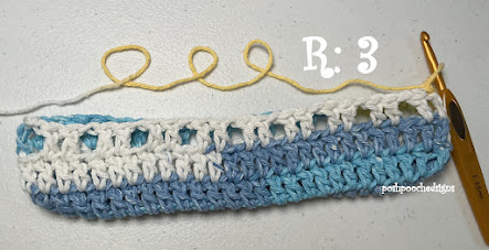 Crochet Car Hanging Trash Bag